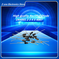 100/PCS 1A 1000V Diode 1N4007 IN4007 DO-41 1N4001 50V IN4002 100V IN4003 200V 1N4004 400V High quality Rectifier Diode