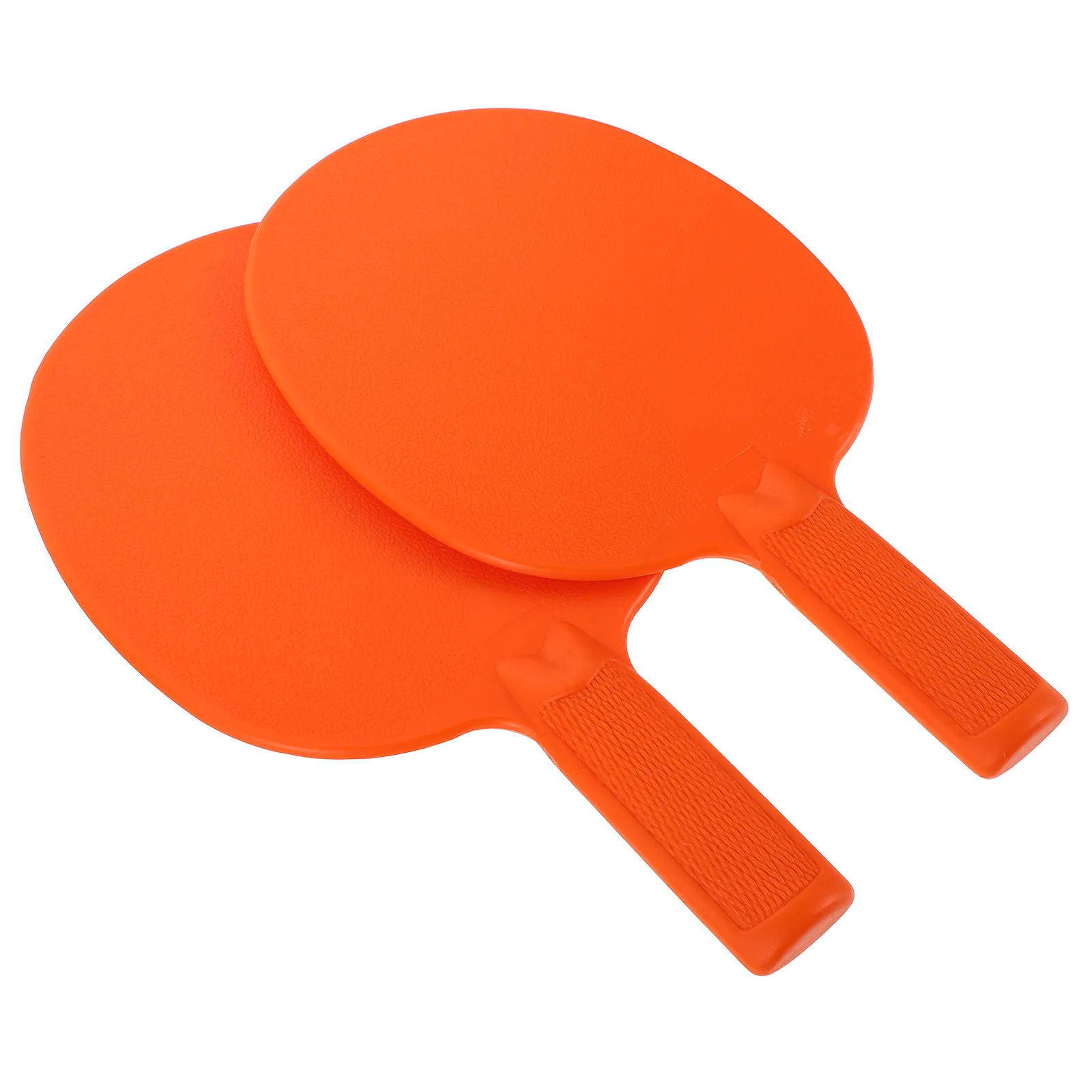 2Pcs 's Table Tennis Paddle Set Plastic Lightweight Rackets for Unbreakable Practice Bats Interactive Family Play