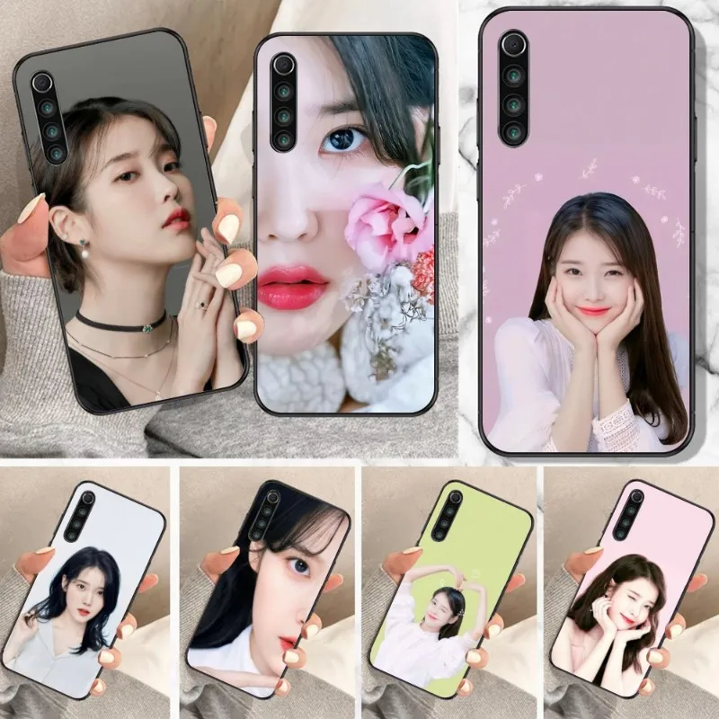 IU Lee JiEun Smart Phone Case for Xiaomi Mi 13 12 12S 12T 11T 10T 9T Lite Pro Ultra Poco F3 F4 F5 X4 GT Black Soft Cover Funda