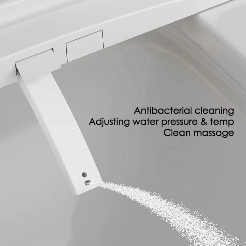 STLF Ultra Slim Smart V-Shape Toilet Lid Heated Auto Electric Remote Control Toilet Seat Cover