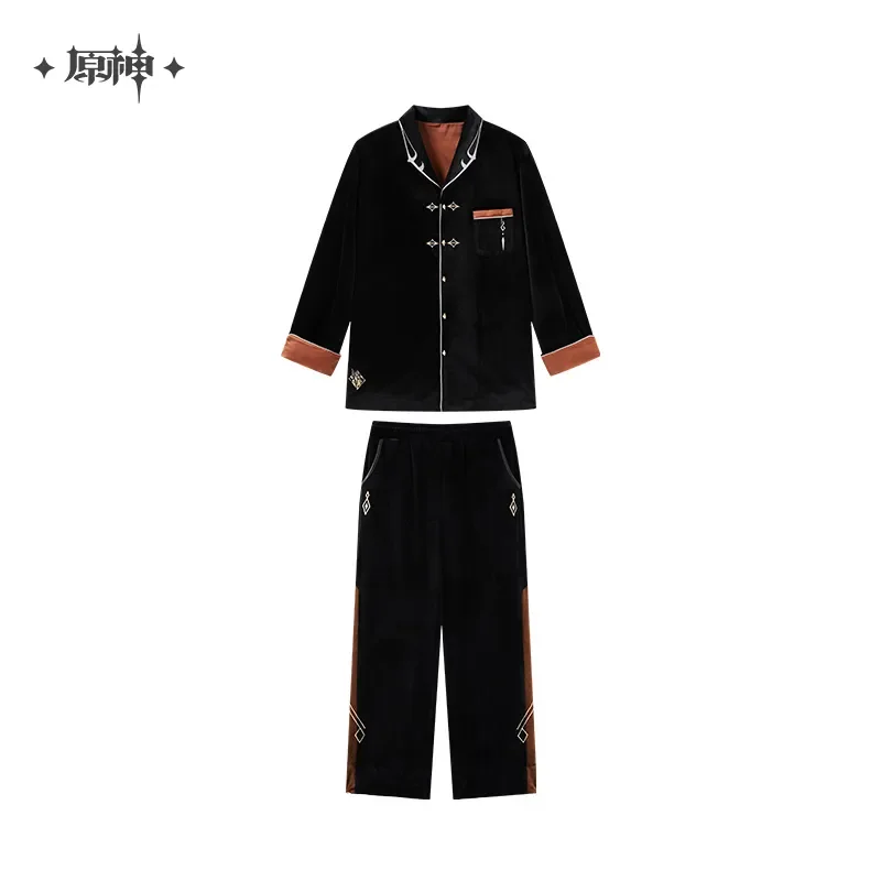 Sunsyea Genshin Impact Official Merch miHoYo Original Authentic Zhongli Theme Impression Series Pajama Set