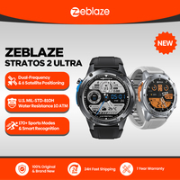 New Zeblaze Stratos 2 Ultra GPS Smart Watch Built-in Compass Barometric Altimeter Dual-band GNSS Voice Calling Smartwatch 10 ATM