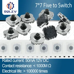 SKRHABE010 5 way direction SMD tact switch Push button joystick in multi 7x7,7*7*5mm Handy Phone Digital