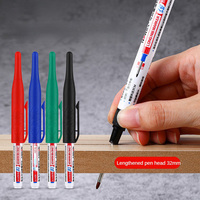 3/5pcs 32MM Long Head Drawing Marking Pen Multi-purpose Carpentry Decoration Deep Hole Woodworking Pens Art Supplies Stationary