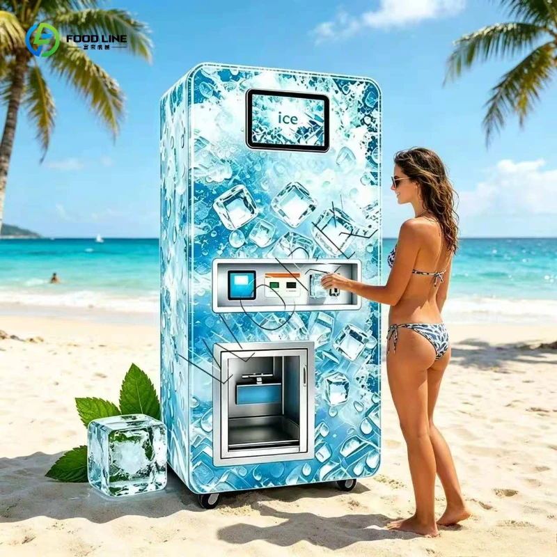 Meal Prep Vending Machine - Ice Vending Machine Outdoor Cube Ice