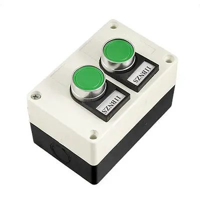 Ui 660V Ith 10A Self Latching 2 Switch Push Button Station