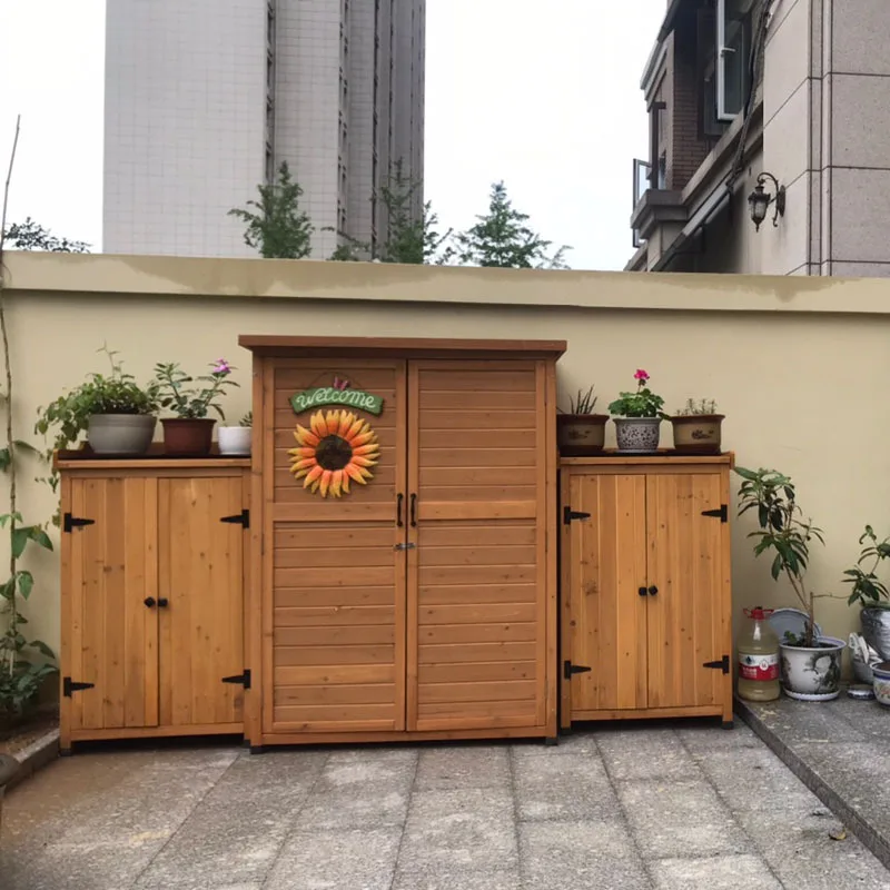 

Balcony cabinet, locker, rainproof and sunscreen, sunscreen cabinet, kindergarten toy storage cabinet, outdoor large-size