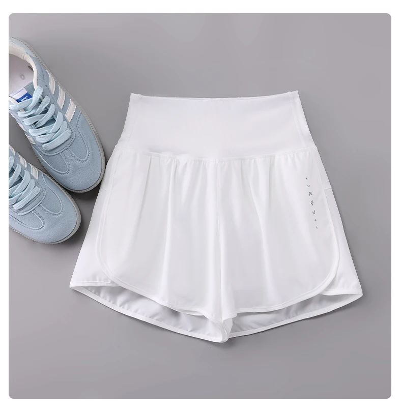 DRUR Damen-Radhose, hohe Taille, schnell trocknend, Yoga-Shorts, Damen-Sommer-Sport, kurze Hose mit Innenfutter, Fitnessstudio-Bekleidung – Detail 7