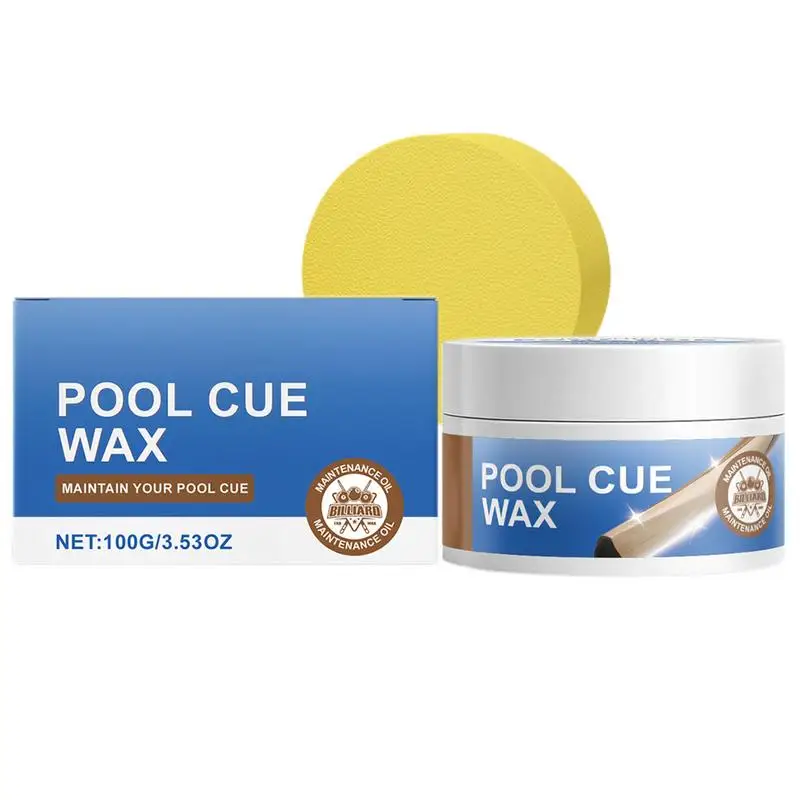 Wood Pool Cue Polish Wooden Pool Cue Care Cream Shaft Wax Maintenance Accessories Silky Anti Cracking Care Supplies For