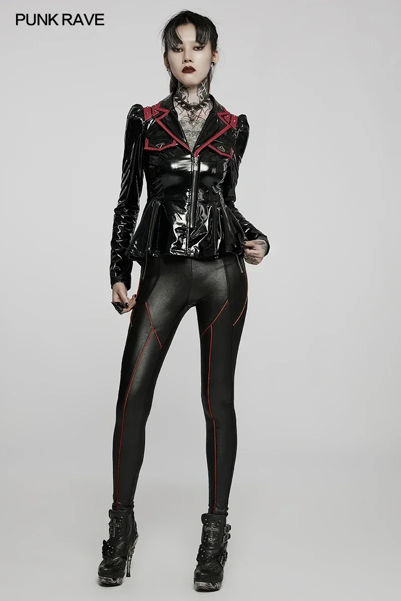 Punk Rave Dames Gothic Sexy Basic Eenvoudige Legging Persoonlijkheid Casual Street Wear Easy Matching Leggings Dameskleding