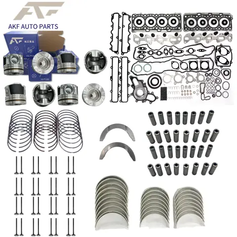 AKF 1VD-FTV Overhaul Kit Engine Parts Repair Kit for TOYOTA Land Cruiser 1vd Engine Part Gasket Piston Set VDJ7# 4.5T