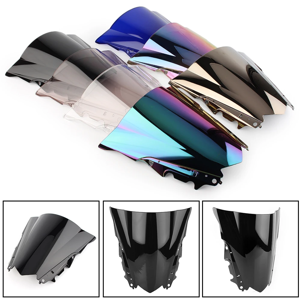 

Motorcycle Windshield Windscreen Windproof Double Bubble For Yamaha YZF-R25 2014 2015 2016 2017 2018 & YZF-R3 2015