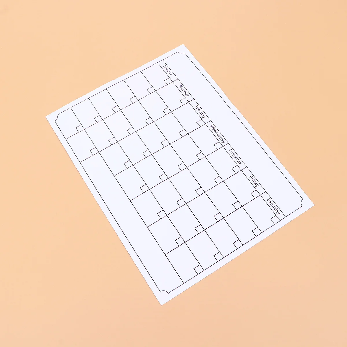 

Магнитная доска, стираемая гибкая доска для заметок для холодильника, еженедельный план, магнитная доска 40x30 см, доска для сухого стирания