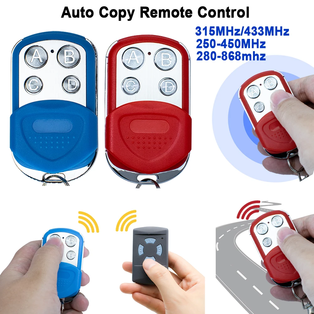 Multi-Frequency Remote Control For HÖRMANN 868.35 MHz HSM4 HSM2 HS2 HS4 HSE2 HSE4 HSZ1 HSZ2 HSP4 Garage Door Opener