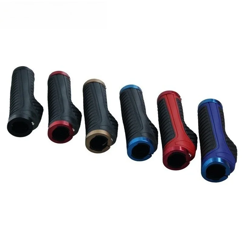 Bicycle grips, mountain bike handlebars, rubber locking comfort, non-slip and shock absorption for riding