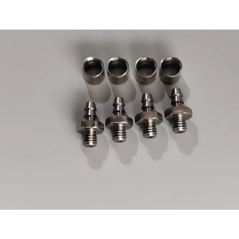 1/14 Scale Metal Stainless Steel Precision Elbows Straight Connectors Tees and Oil Nozzles for RC Hydraulic Model Upgrades