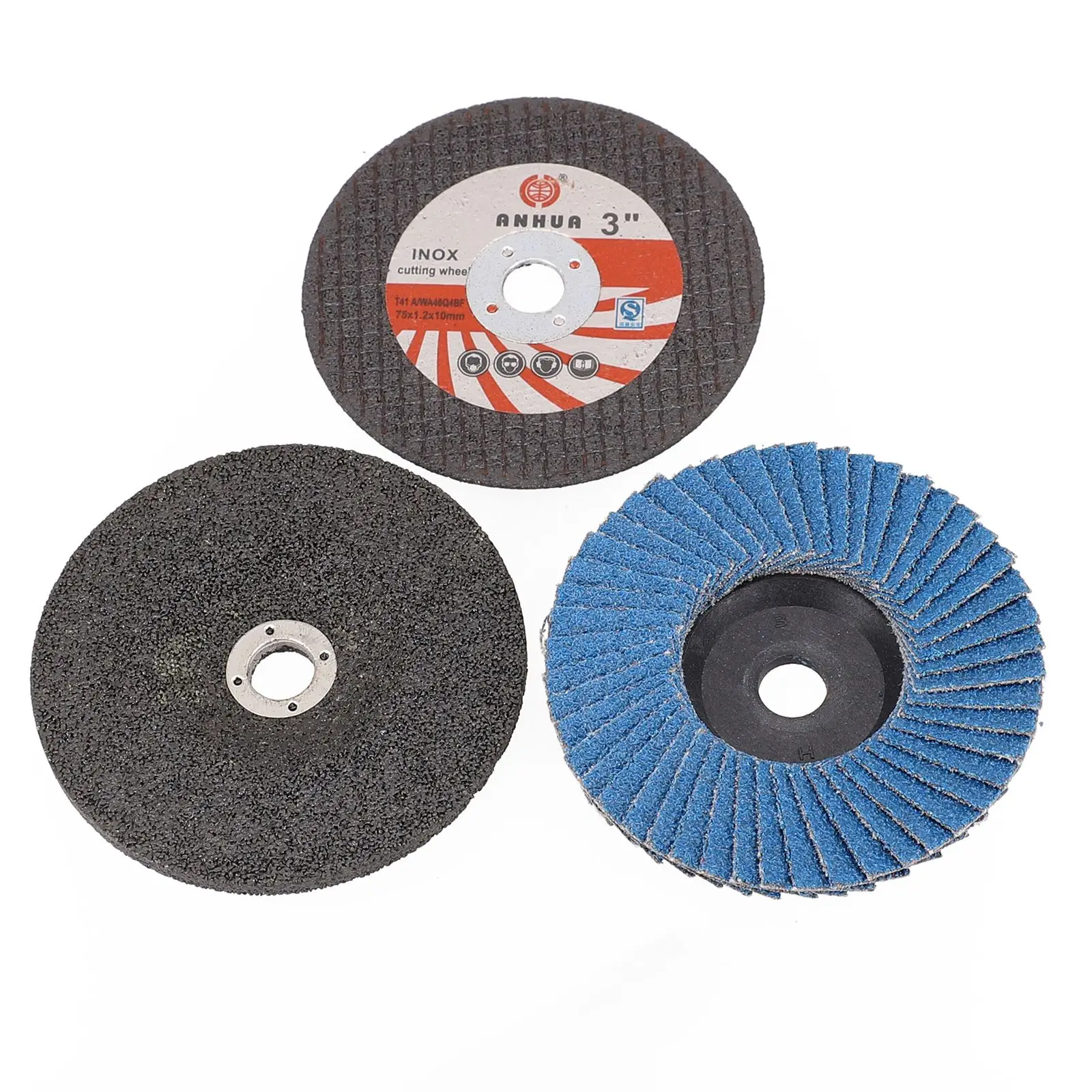 3PCS 75mm 3inch Saw Blade Disc Grinding Cutting Wheel Piece Pneumatic Piece Grinder Machine Processing Supplies Metal Wood