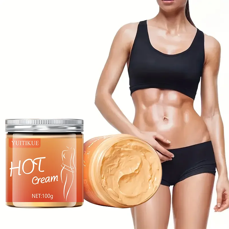 Hot Firming Cream 100g - Workout Partner, Tightens Chest/Arms/Abdomen, Moisturizes & Boosts Confidence, Mild Formula