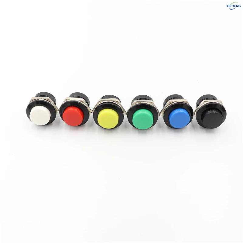 12Pcs 16mm Momentary Push Button Switch,Welded 150mm cable,select,customizable length