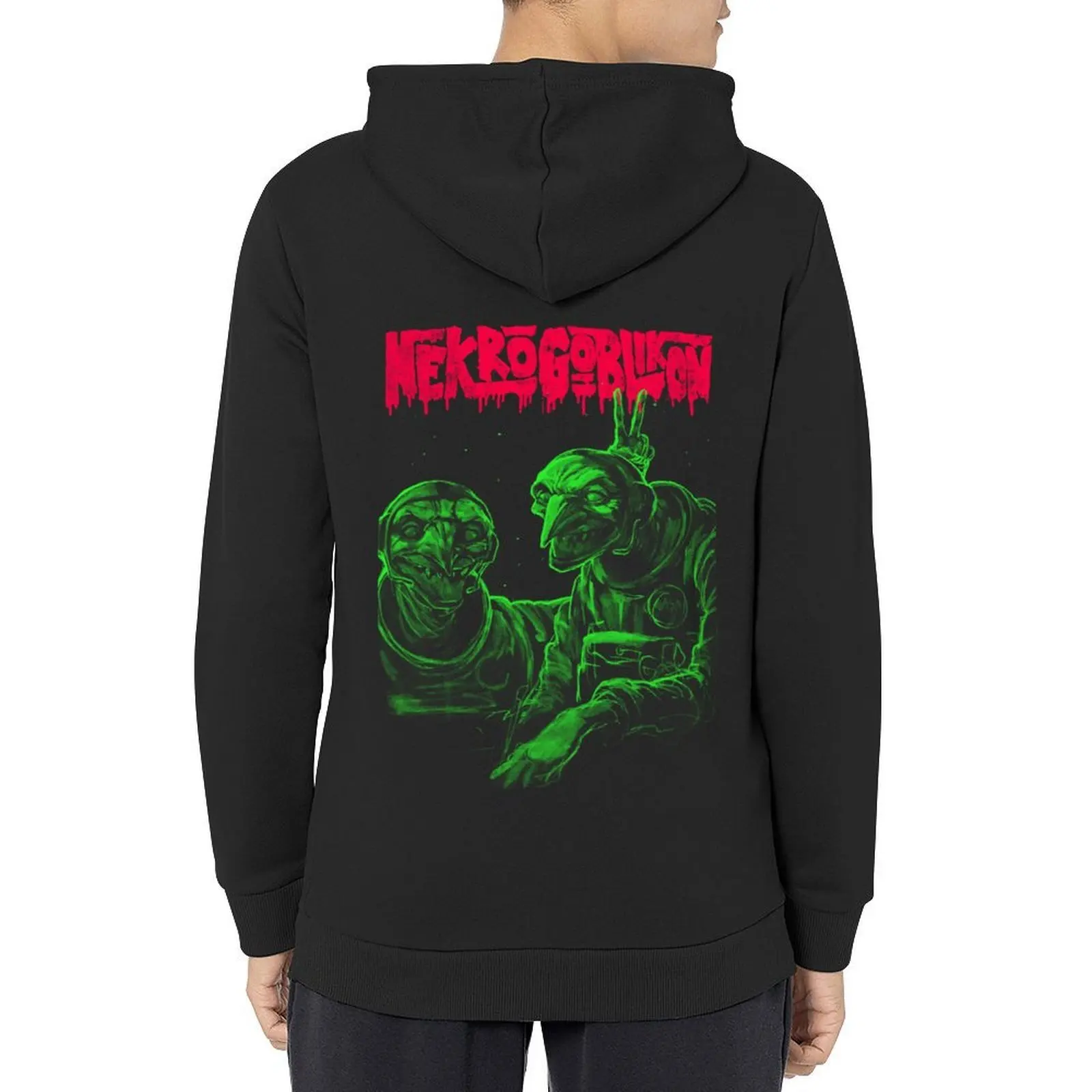 

Nekrogoblikon Hoodie men's winter sweater mens clothes men's autumn clothes mens clothing graphic hoodies