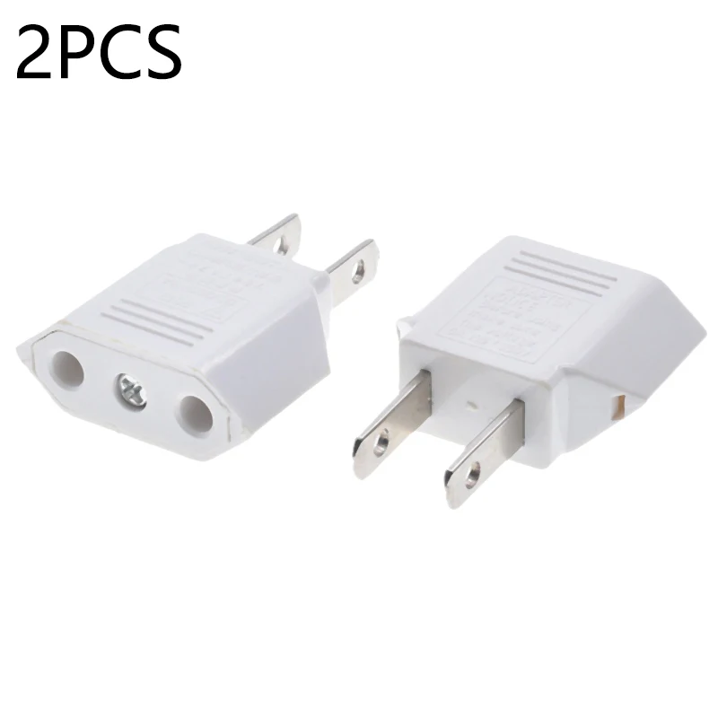 

2Pcs US Japan China Travel Plug Adapter European EU To US JP Power Adapter Electrical Plug Converter Sockets AC Charger Outlet