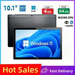 Hot Sales 64Bit AR40 10.1 INCH Windows 11 Tablet PC 4GB RAM 64GB ROM Intel N3350 CPU 1920*1200 Resolution Dual Cameras WIFI