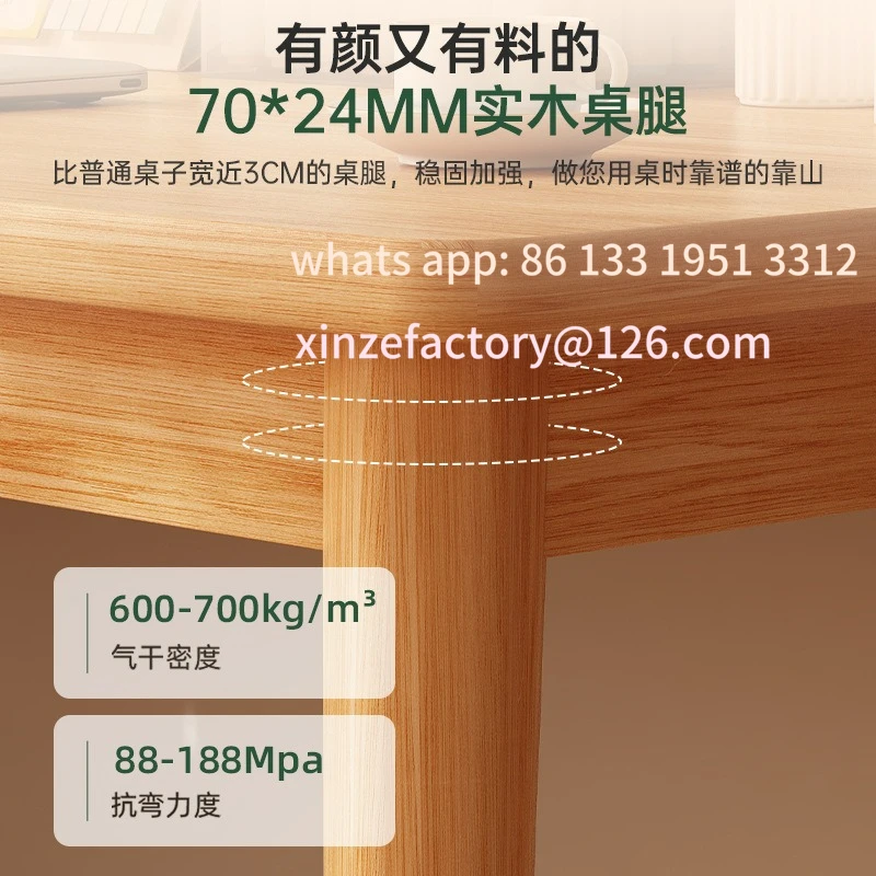 Customizable Desk Bookshelf Integrated Table Girls Bedroom Household Computer Desk with Drawers