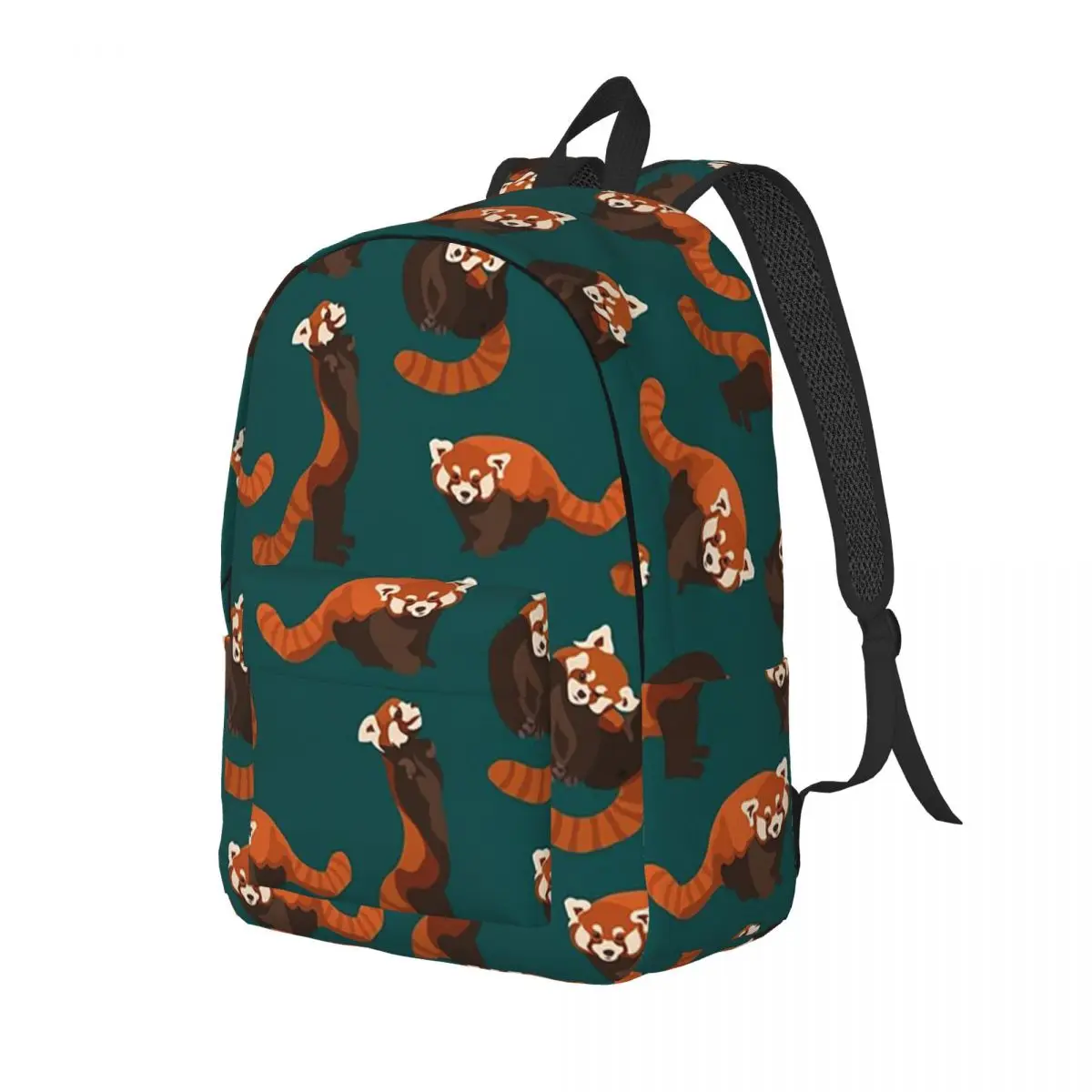 Red Panda Pattern Student Backpack School Bag Hiking Travel Daypack for Boys Girls Bookbag Shoulder Bags