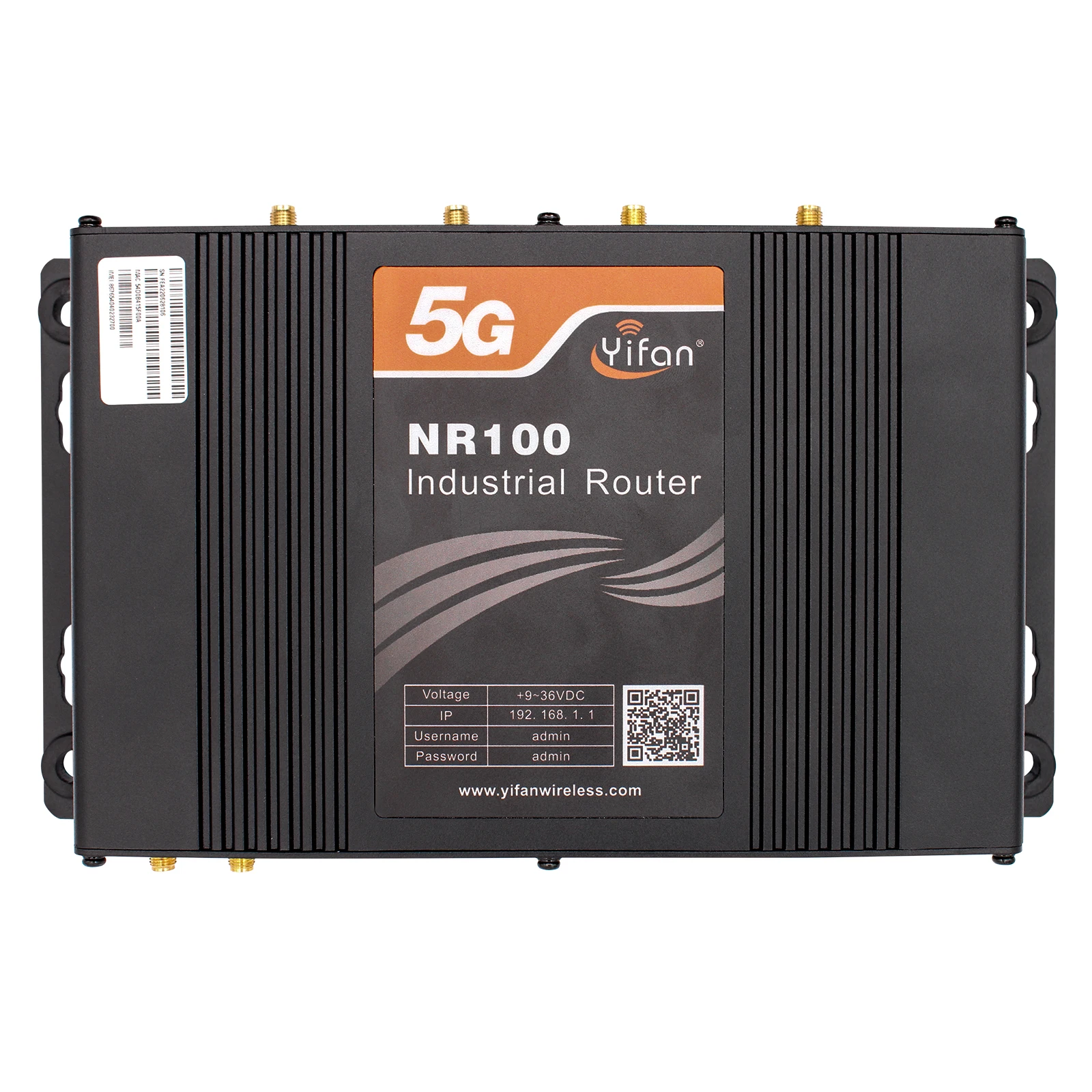 Industrial 5G/4G LTE Wireless Router | Dual SIM, RS232, VPN & Firewall | 2.4G/5.8G Dual-Band Low-Latency High-Speed Modem