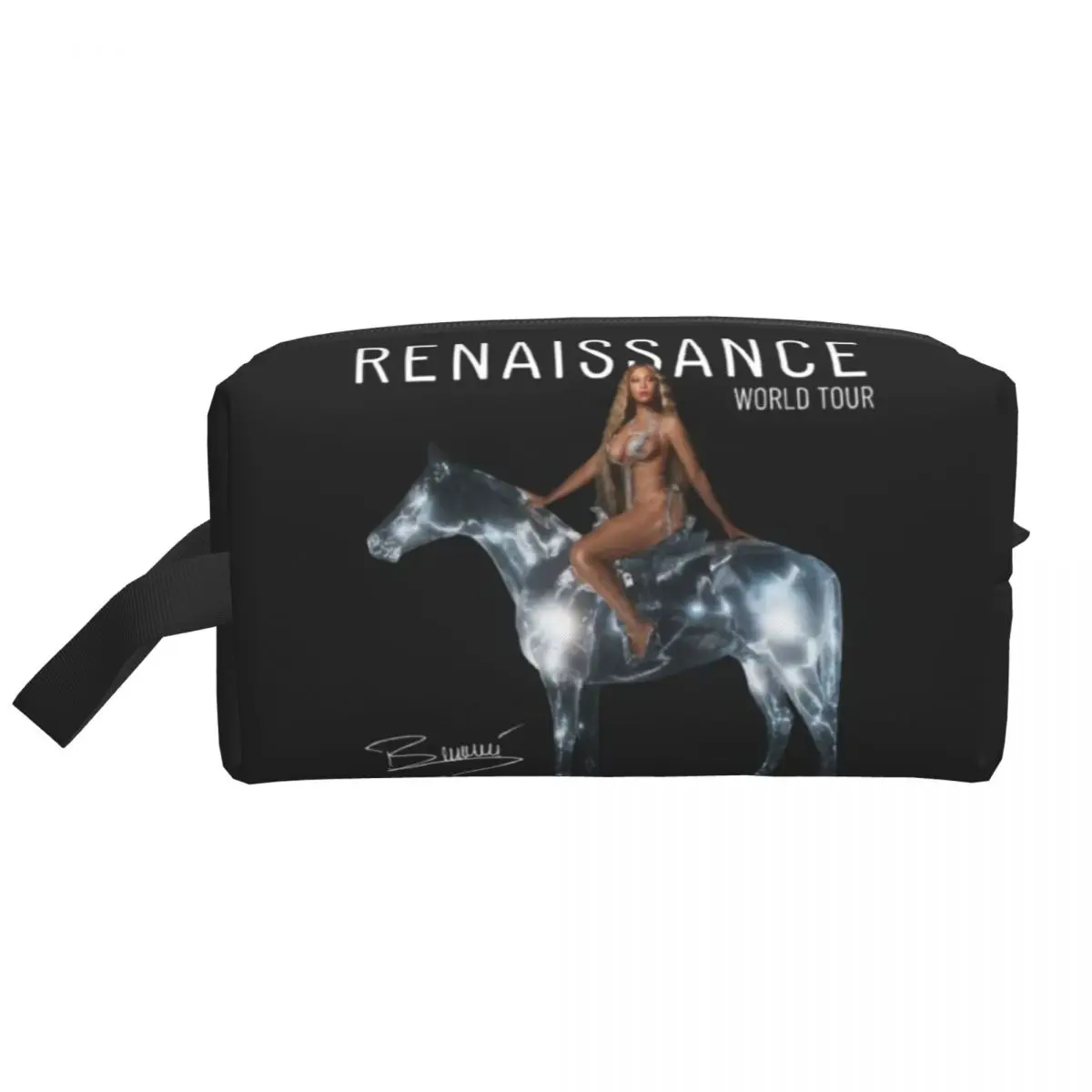 Custom Beyonce Renaissance Tour 2023 Travel Cosmetic Bag Women Toiletry Makeup Organizer Ladies Beauty Storage Dopp Kit