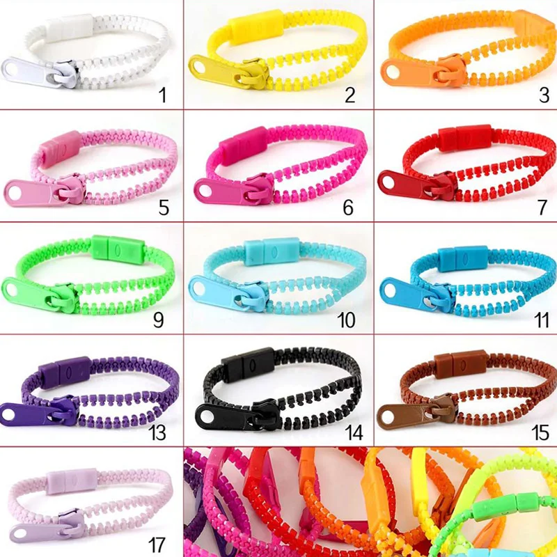 Zipper Bracelet Kids Party Favors Fidget Sensory Autism Toys Anti Stress Anxiety ADHD TDAH Ansiedade Alívio Do Estresse