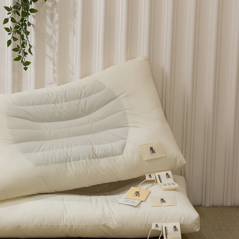 

Подушка из конопляного волокна для поддержки шеи, комфортная, дышащая, низкая, для снятия напряжения и усталости, прямоугольная, с хлопковым наполнителем, для взрослых