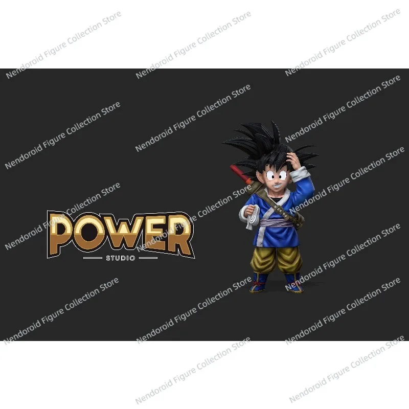 ブランドの新しいオリジナルパワースタジオドラゴンボール青少年傘を保持栽培孫悟空 9 センチメートルアニメアクションフィギュアコレクションおもちゃ