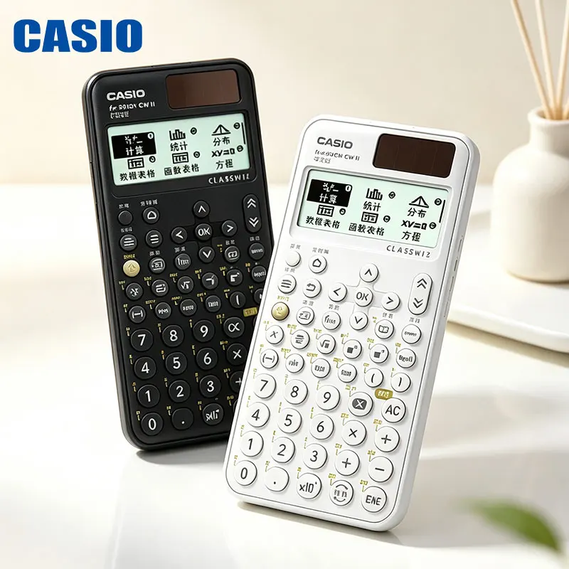 カシオ-fx-991cn-999cn-cw、科学計算機、cpa会計学生向けコンテスト特別モデル。