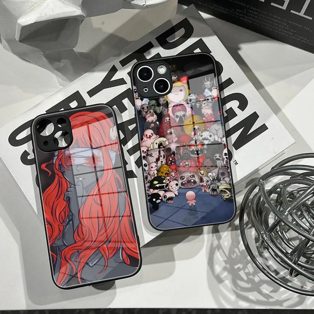 The Binding Of Isaac Phone Case Tempered Glass Shell FOR IPhone 16ProMAX 14 12 17Pro Air 15 16 Plus 13 Pro MAX Cover