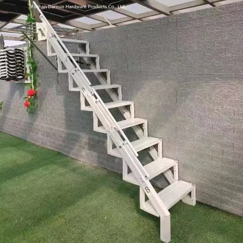 Scale di sollevamento elettriche per uso domestico Scala invisibile elasticizzata pieghevole Scale telescopiche per soffitta/Scale esterne in alluminio