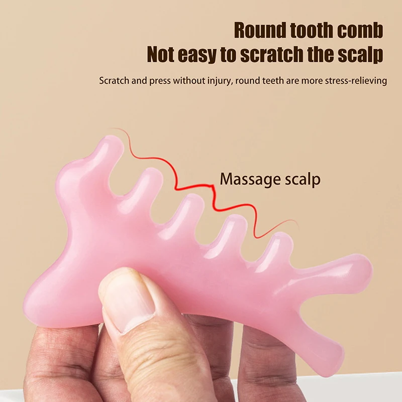 Kleine Dolfijn Gua Sha Massage Kam - close-up view