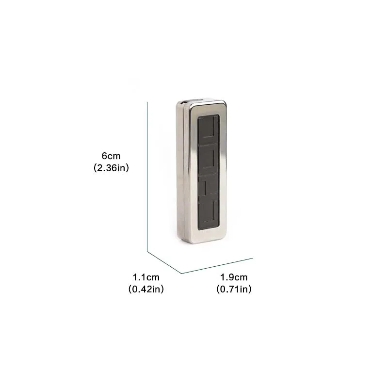 Schokolade EDC Fingertip Straight Push Metall Push Karten Dekompression Desktop Spielzeug Geschenk Büro Schreibtisch Spielzeug Stress Relief Spielzeug – Detail 9