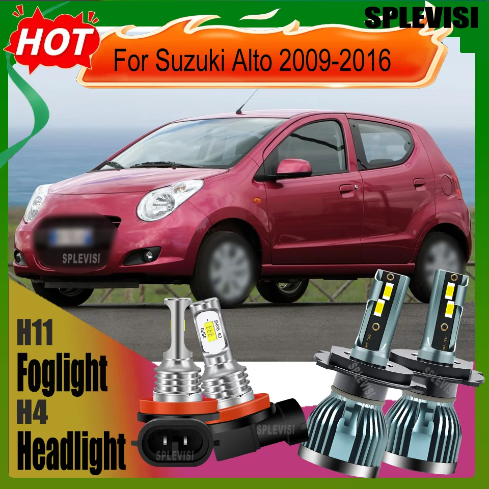 

H4 H11/H9/H8 Headlight Fog Aviation-grade heat dissipation technology For Suzuki Alto 2009 2010 2011 2012 2013 2014 2015 2016