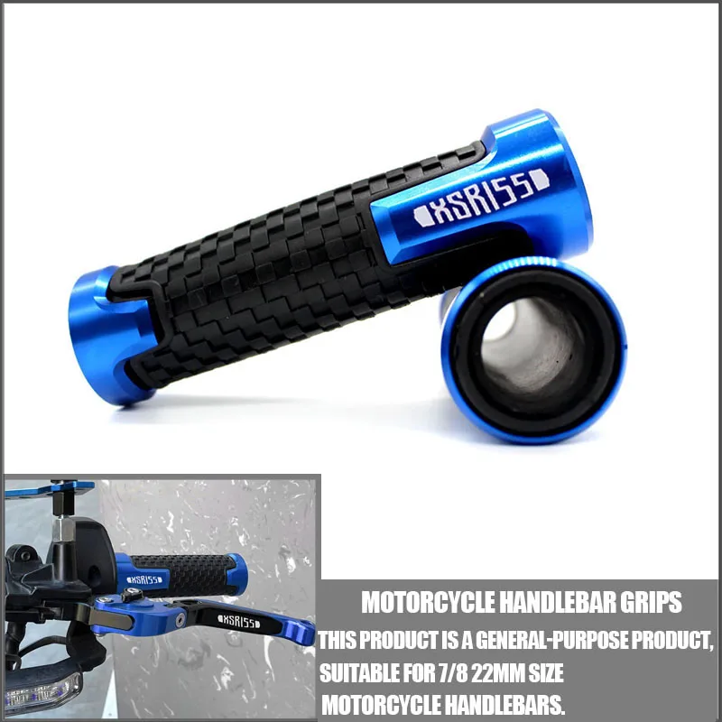 

Для XSR155 XSR 155 2019 2020 7/8 ''22 мм мотоциклетная резиновая гелевая ручка с ЧПУ, ручки, аксессуары для руля