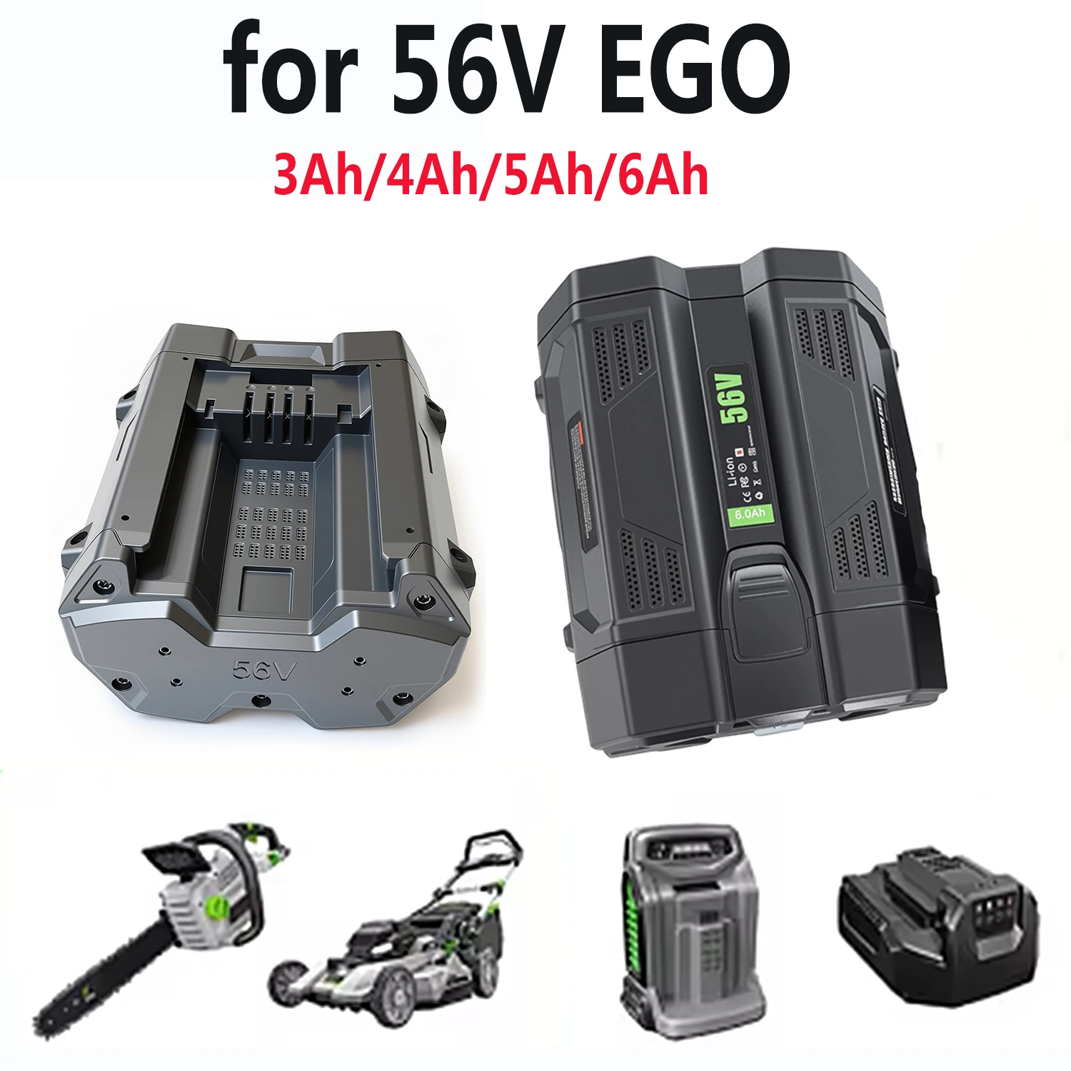 

For EGO BA2800 56V 6000mAh Compatible with BA2800T BA4200 CS1604 CS1804 CS1403 HT2400 Replacement power tool Battery