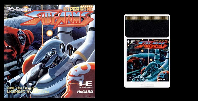 16bits PC Engine HU-CARD : SIDE ARMS HYPER DYNE