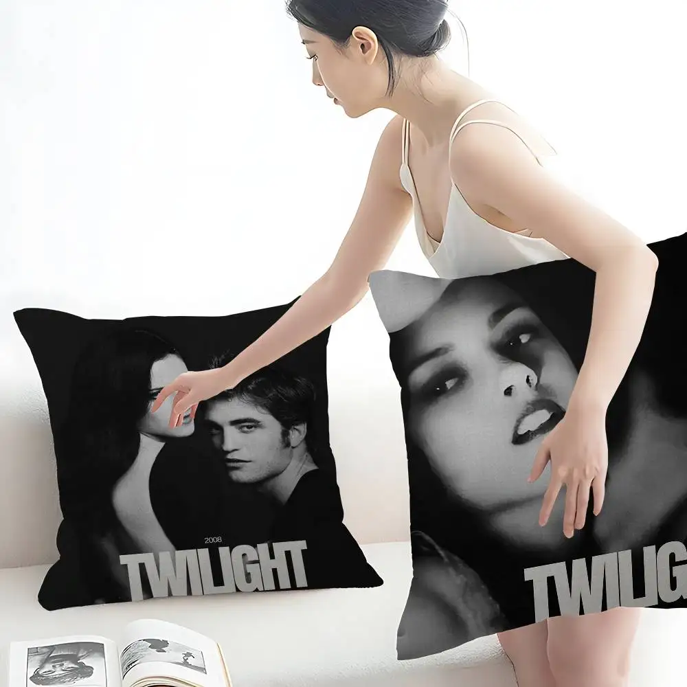 Movie Twilight Pillow Gift Home Office Decoration Bedroom Sofa Car Cushion Cover case 45x45