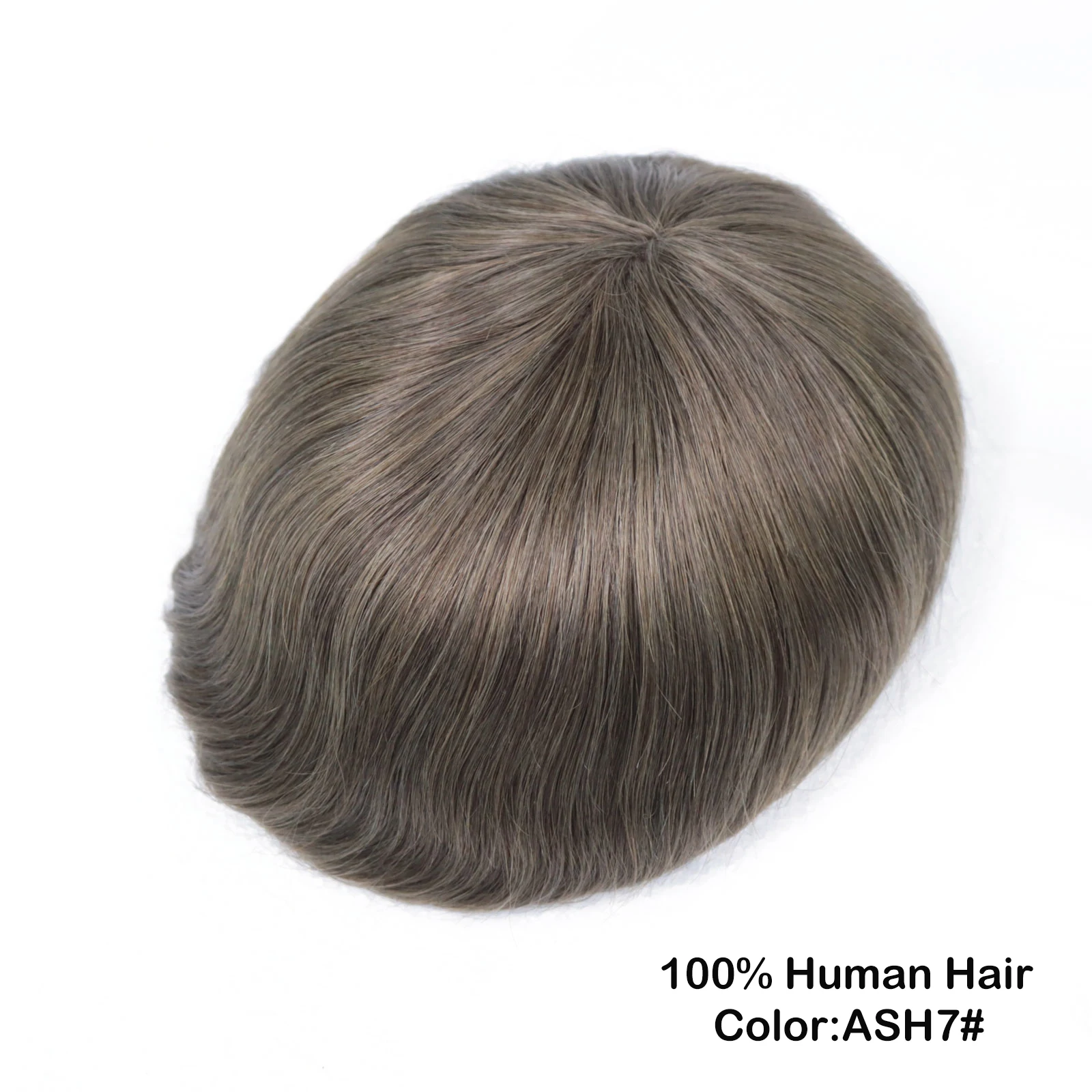 Ash Blonde Men's Toupee Hair System