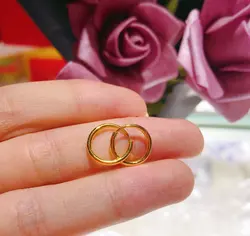 HX 24K Pure Gold Earring Real AU 999 Solid Gold Earrings Nice 3D Rose Upscale Trendy Classic Fine Jewelry Hot Sell New 2023