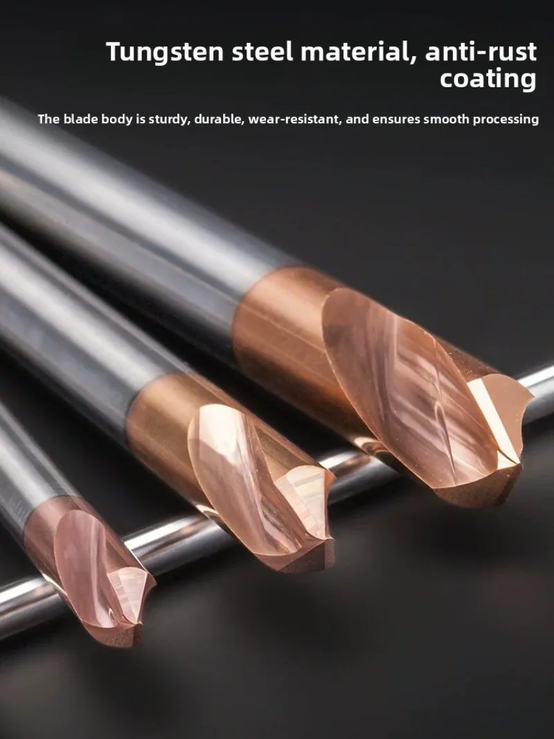 Carbide Spot Drill / Tungsten Steel Milling Cutter / 60° 90° 120° Chamfering Tool / Center Drill for Aluminum & Steel Processing