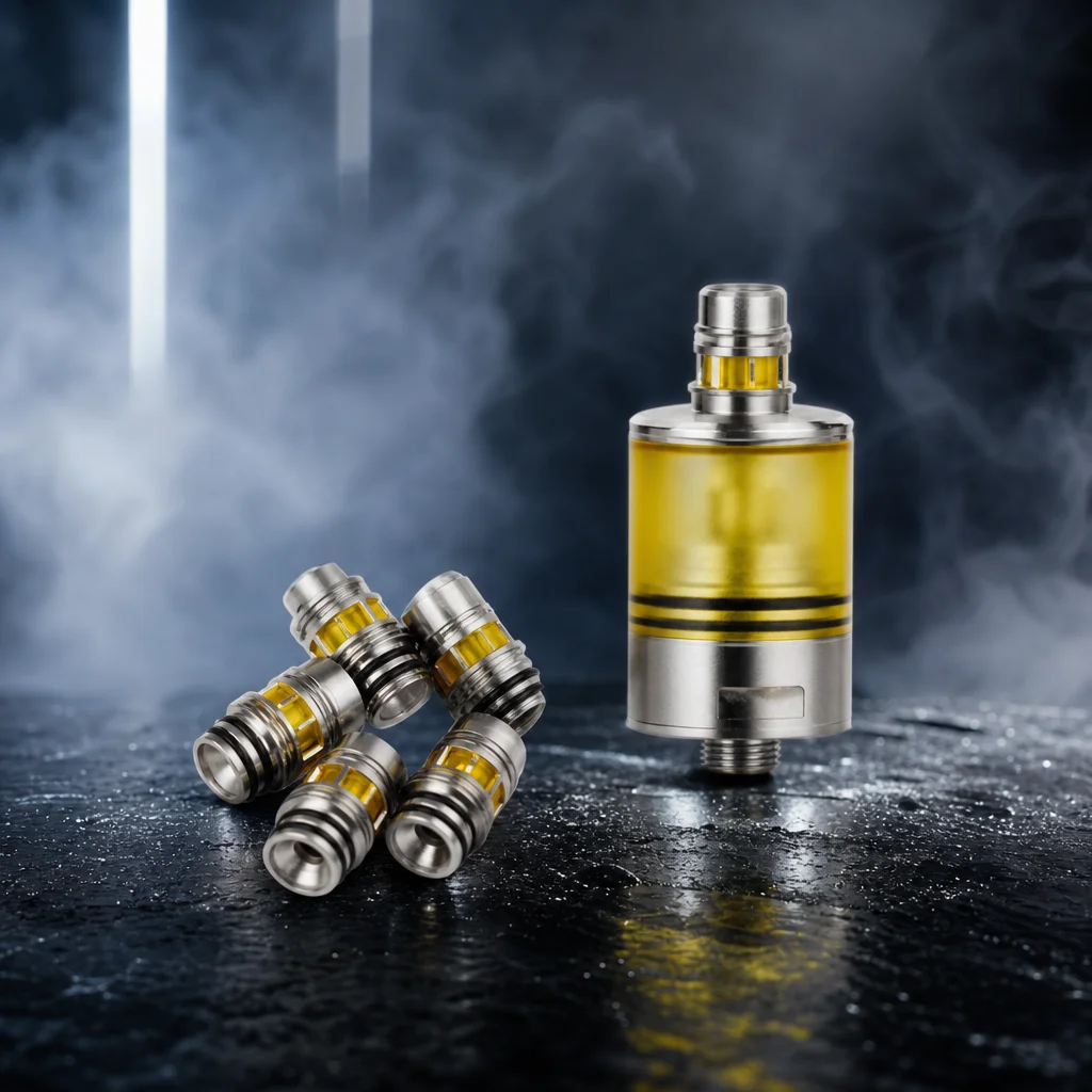 

Coolvape 510 Drip Tip - 316SS & PEI Heat Resistant Mouthpiece for MTL Vape RDA RTA Tank E-Cigarette Accessories
