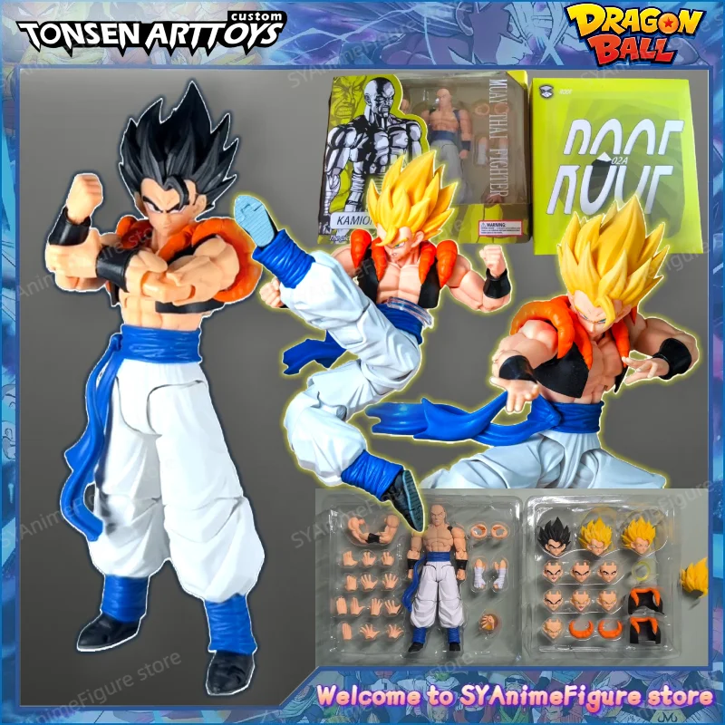 

In Stock Tonsenarttoys Kamione Dragon Ball Z 02A Gogeta SHF Super Saiyan SSJ Anime Action Figure Toy Collection Gift