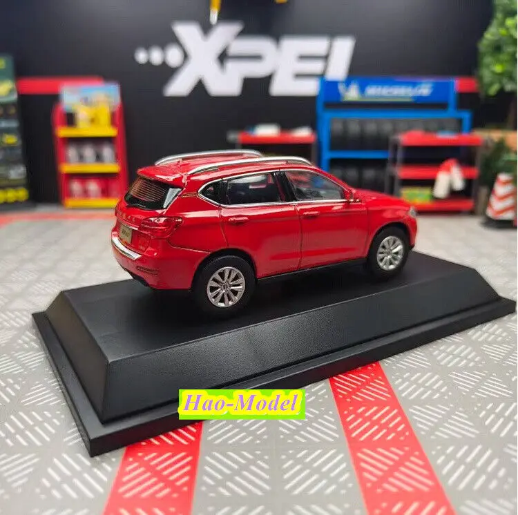 Gwm haval h2子供用ダイキャストモデルカー、合金、1:43、赤、誕生日プレゼント、趣味、ディスプレイ、コレクション、装飾品、男の子用おもちゃ