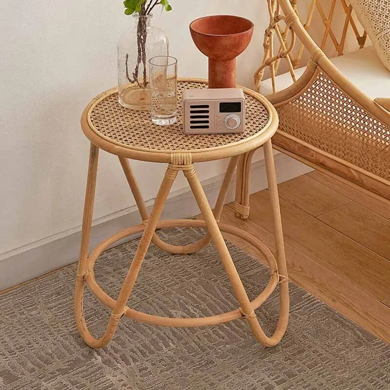 Rattan Frames Round Coffee Tables Side Small Design Wood Corner Coffee Tables Design Floor Stoliki Kawowe Furnitures Sets